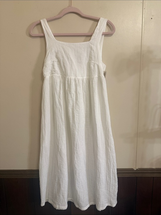 stars above Other - NWT Stars Above White Cotton Gauze Sleeveless Sleep Gown Nightgown XS